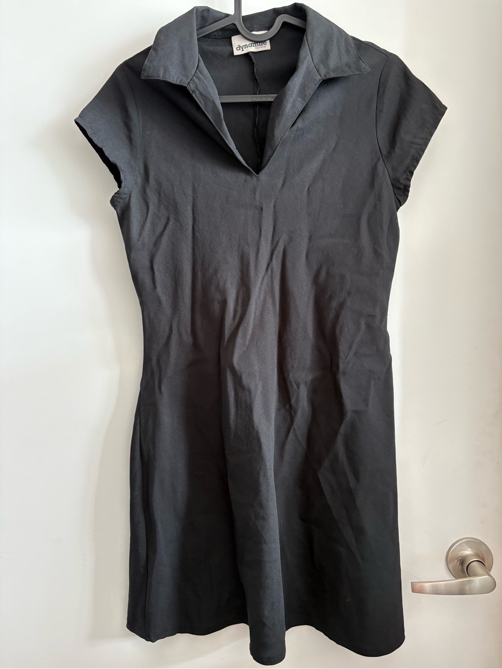 Y2K 90s Minimal Dress / Long Top black whimsigoth dress